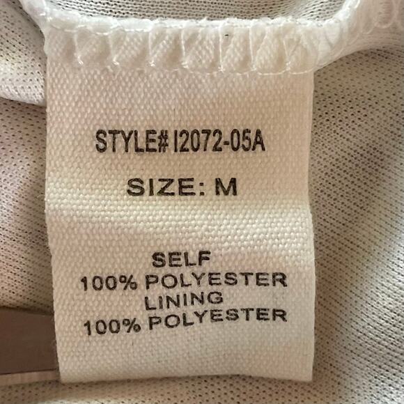 Altar'd State Gretchen Maxi Dress Cream/Taupe Tiered Ruffled MED Cottage Fairy - Picture 11 of 12